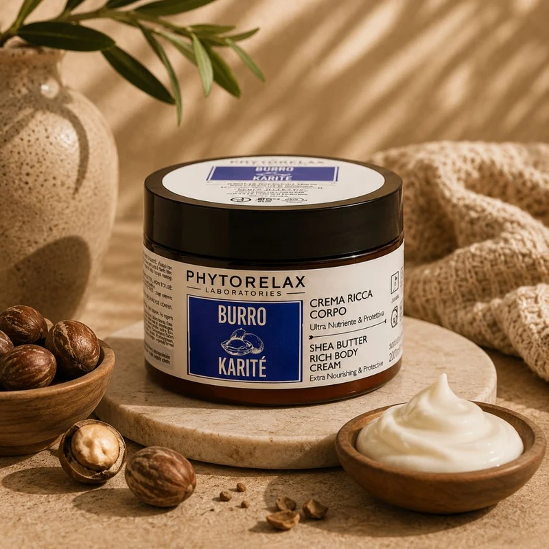 PHYTORELAX - CREMA RICCA CORPO ULTRA NUTRIENTE E PROTETTIVA BURRO DI KARITÉ EQUOSOLIDALE