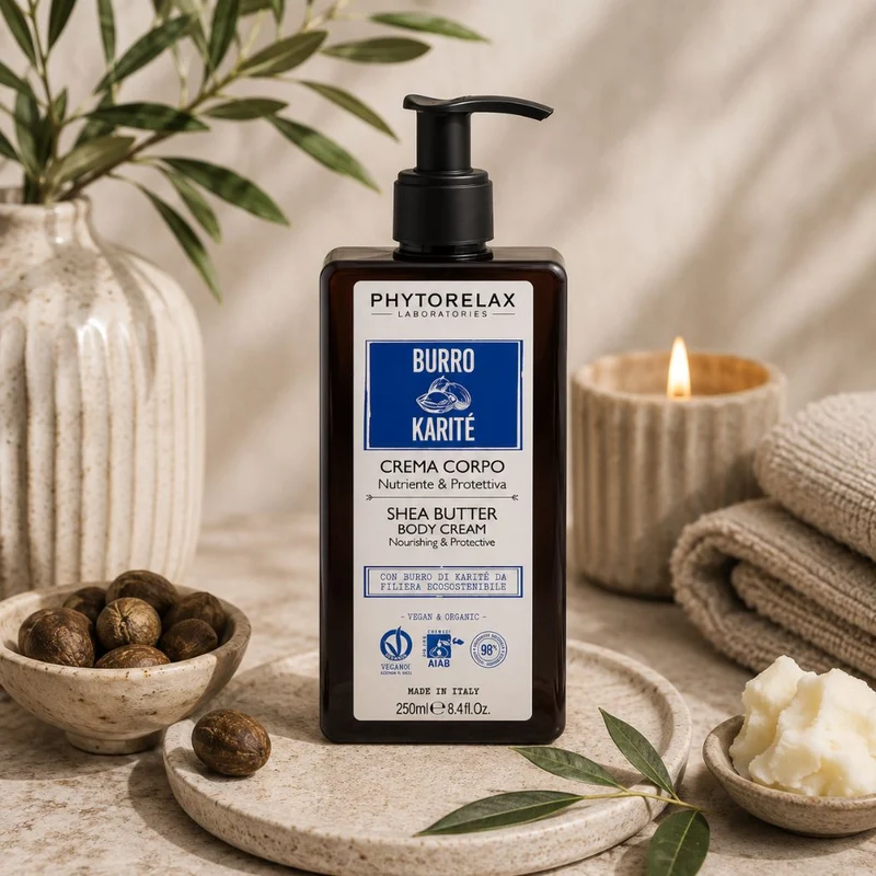 PHYTORELAX - CREMA CORPO NUTRIENTE E PROTETTIVA BURRO DI KARITÉ EQUOSOLIDALE