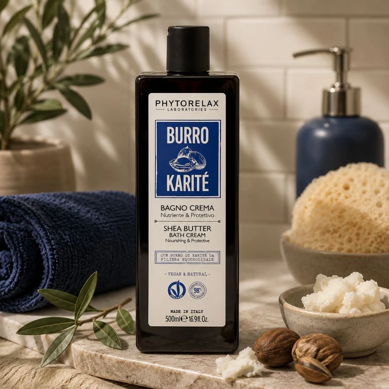 PHYTORELAX - BAGNO CREMA NUTRIENTE E PROTETTIVO BURRO DI KARITÉ EQUOSOLIDALE