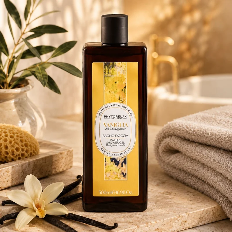 PHYTORELAX - VANIGLIA DEL MADAGASCAR BAGNO DOCCIA con Vaniglia del Madagascar