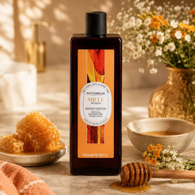 PHYTORELAX - MIELE MILLEFIORI BAGNO DOCCIA con estratto di Miele