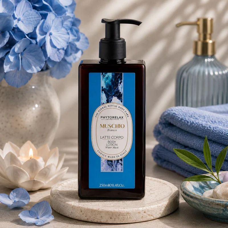 PHYTORELAX - MUSCHIO BIANCO LATTE CORPO con fragranza di Muschio Bianco