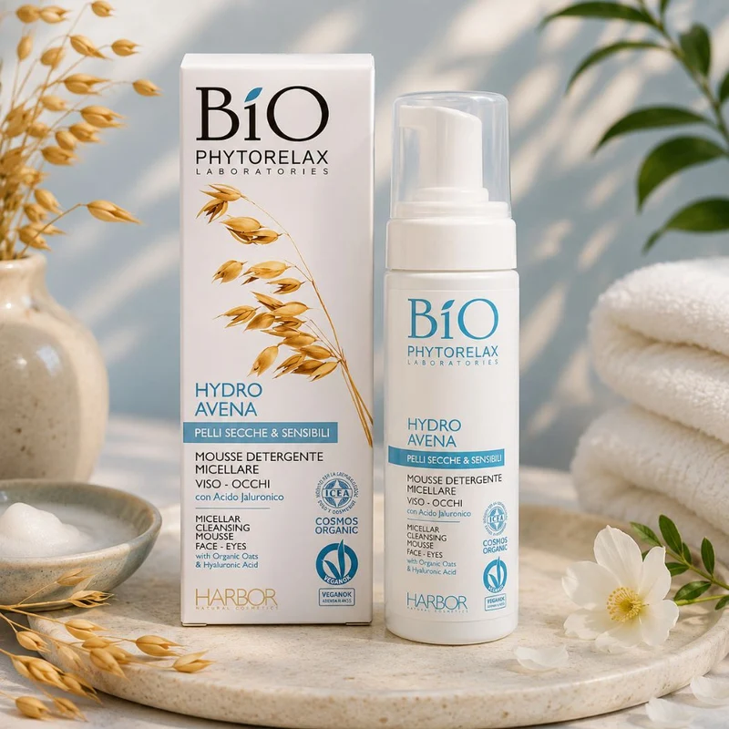 PHYTORELAX - MOUSSE DETERGENTE MICELLARE con Acido Jaluronico