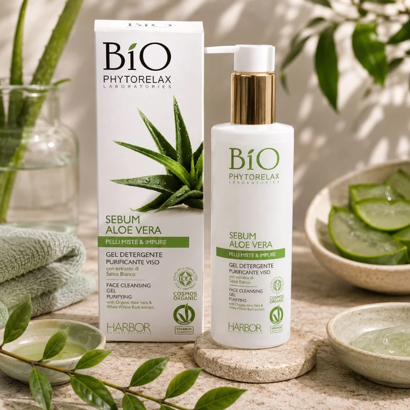 PHYTORELAX - GEL DETERGENTE PURIFICANTE VISO con estratto di Salice Bianco