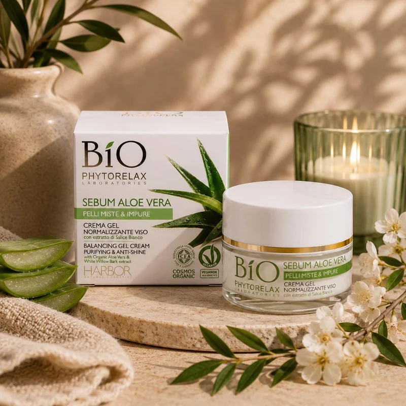 PHYTORELAX - CREMA GEL NORMALIZZANTE VISO con estratto di Salice Bianco