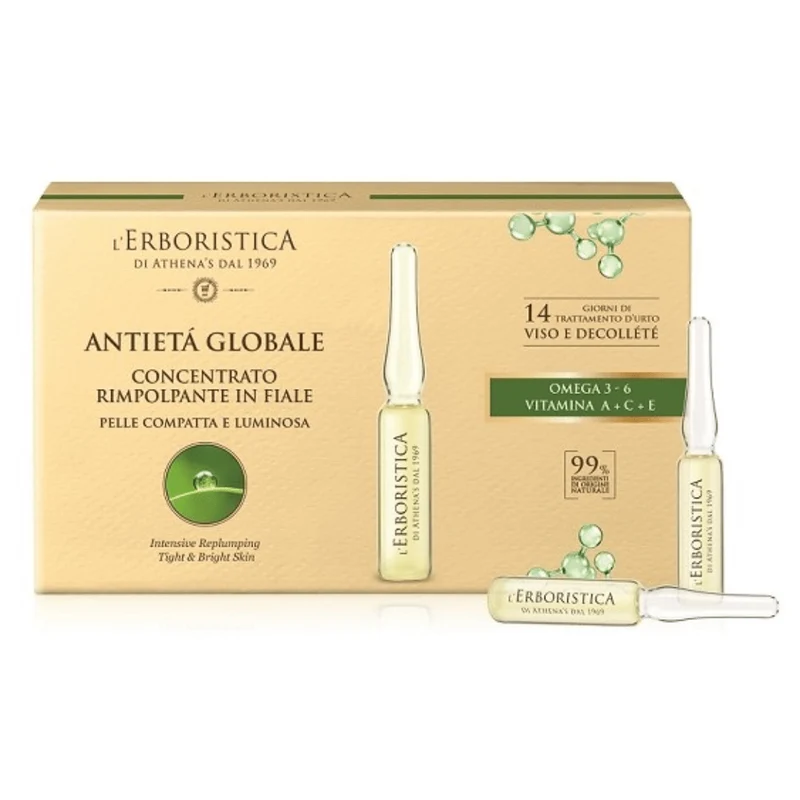 ANTIETA' GLOBALE - Trattamento Concentrato Rimpolpante viso e decolleté