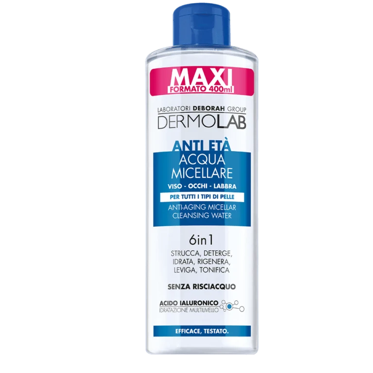 ACQUA MICELLARE ANTI ETÀ 6in1