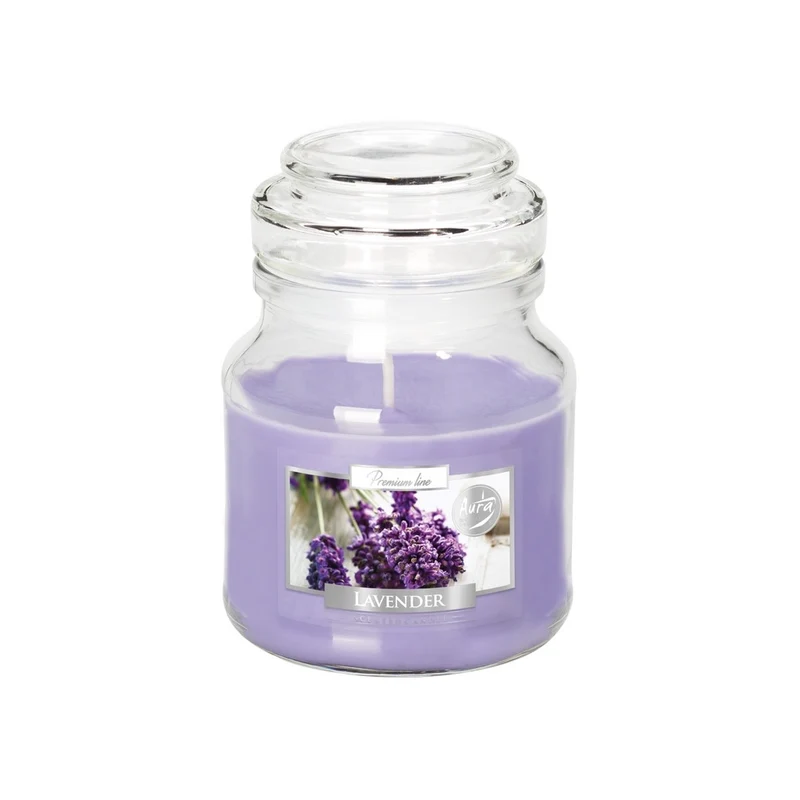 Bispol® Candela Profumata In Vetro c/Coperchio Lavanda