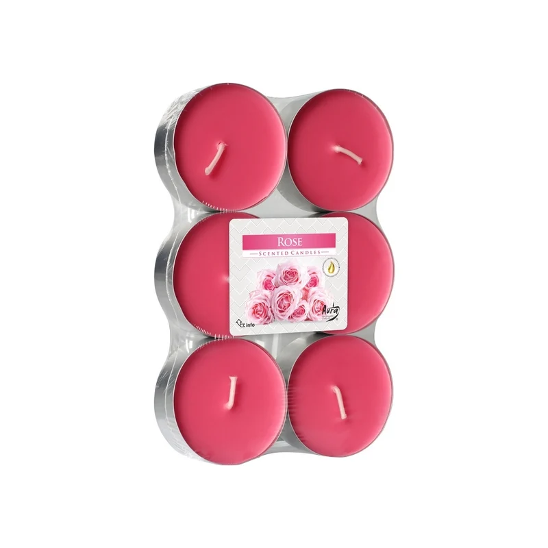 Bispol® Tealights Profumate Maxi 6Pz Rosa
