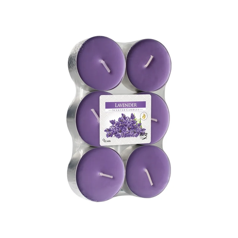 Bispol® Tealights Profumate Maxi 6Pz Lavanda
