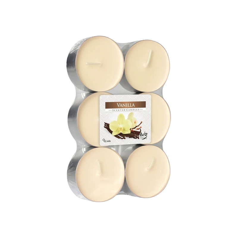 Bispol® Tealights Profumate Maxi 6Pz Vaniglia
