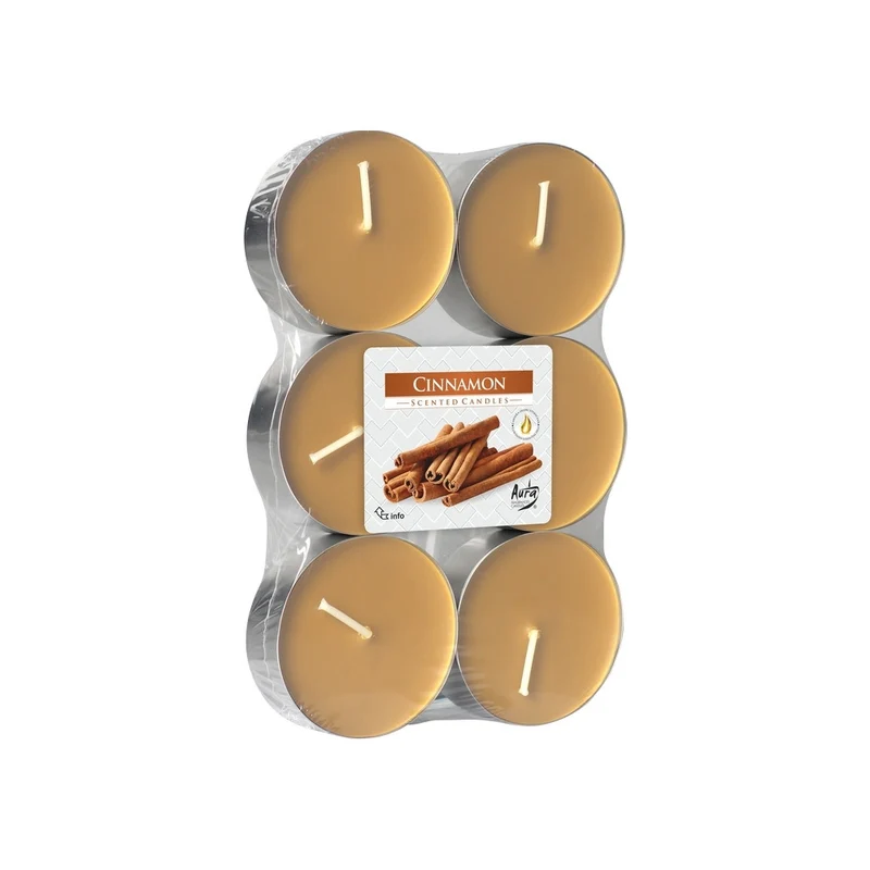 Bispol® Tealights Profumate Maxi 6Pz Cannella