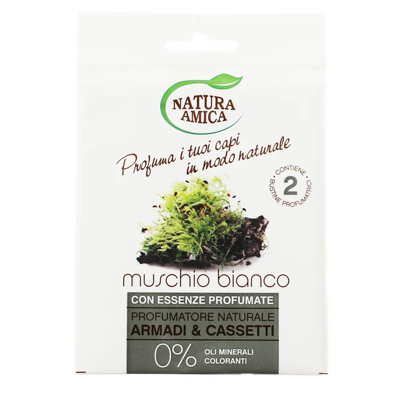 Natura Amica - Profumatore Muschio Bianco - 2 Buste