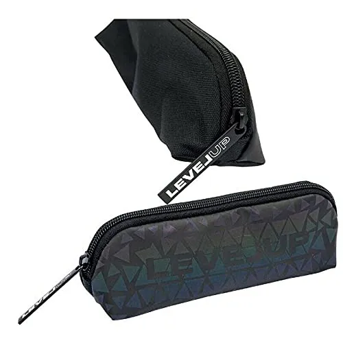 Giochi Preziosi Level Up Astuccio Bustina, Portapenne e Portamatite, con Tirazip Personalizzato, LUE42100