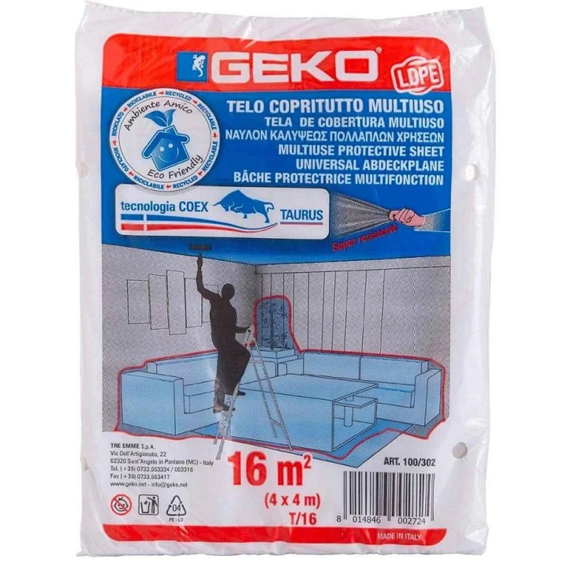 Geko Telo Copritutto Hdpe Mq 16 190-205Gr