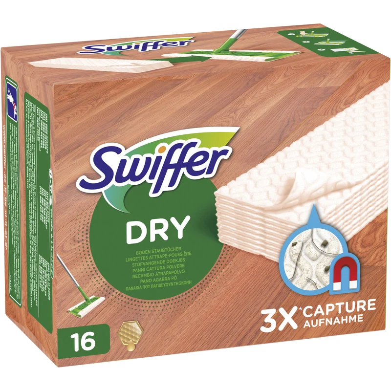 Swiffer Panni Ricarica Legno 16 Pz