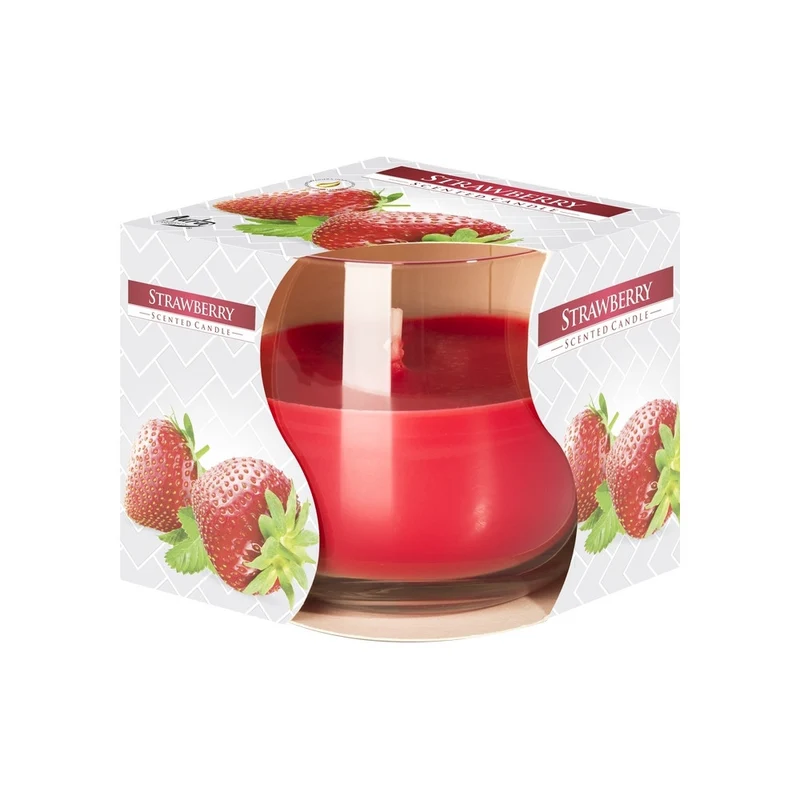 Bispol® Candela Profumata In Vetro Fragola