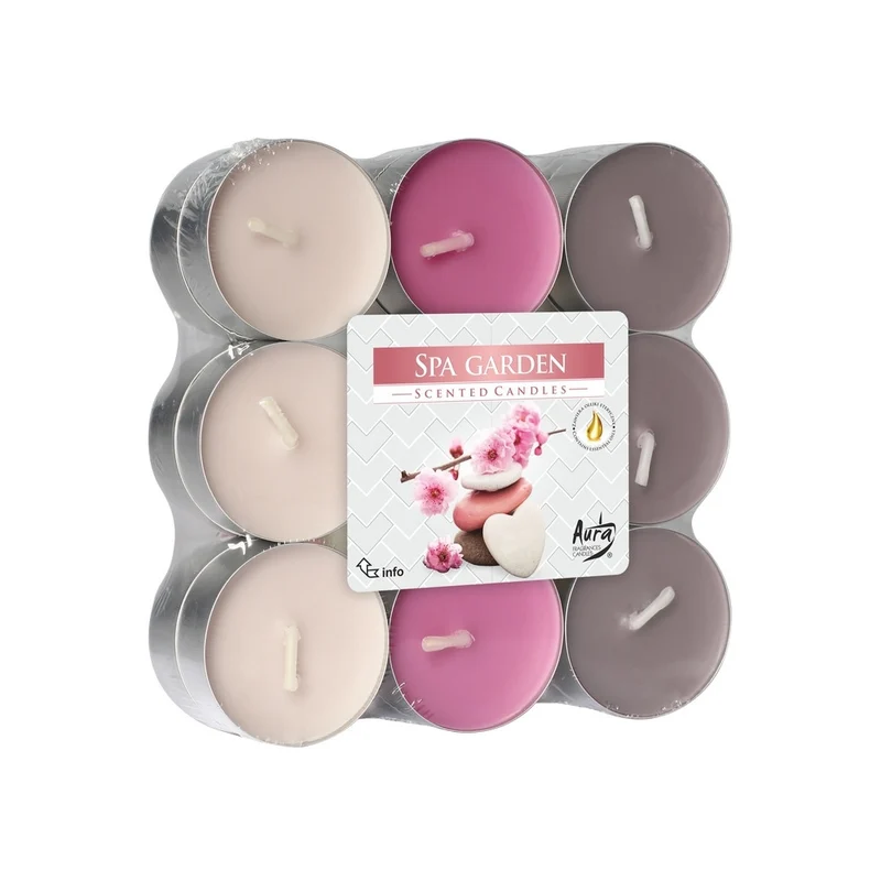 Bispol® Tealights Profumate 18Pz Giardino Terme