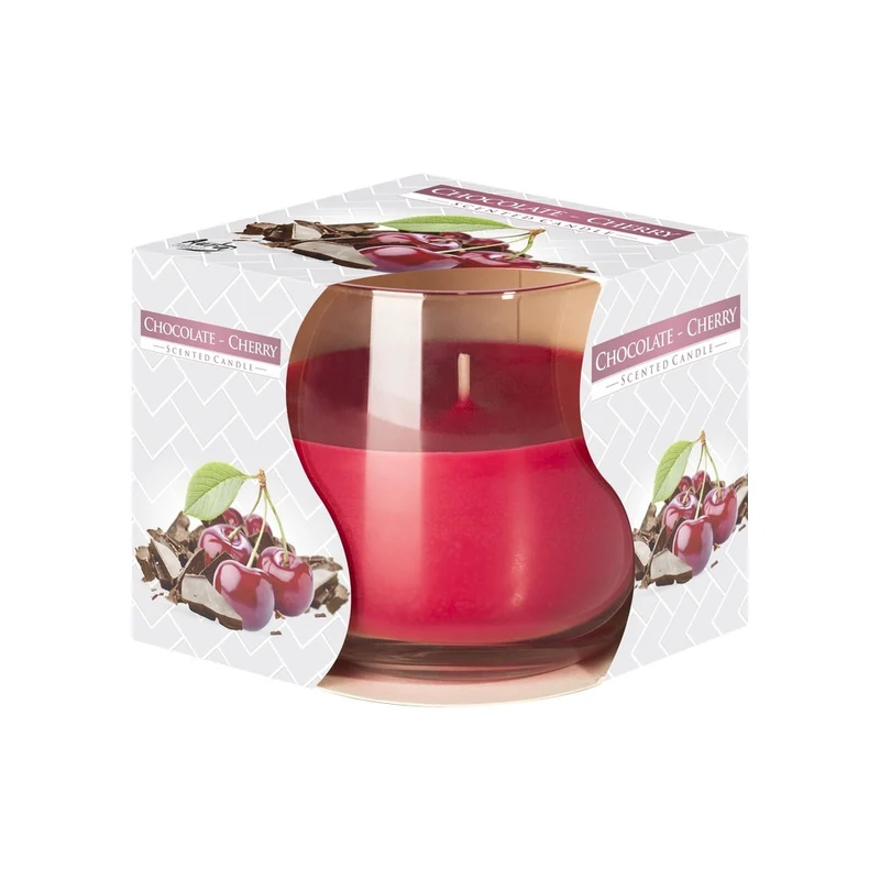 Bispol® Candela Profumata In Vetro Cioccolato/Ciliegia