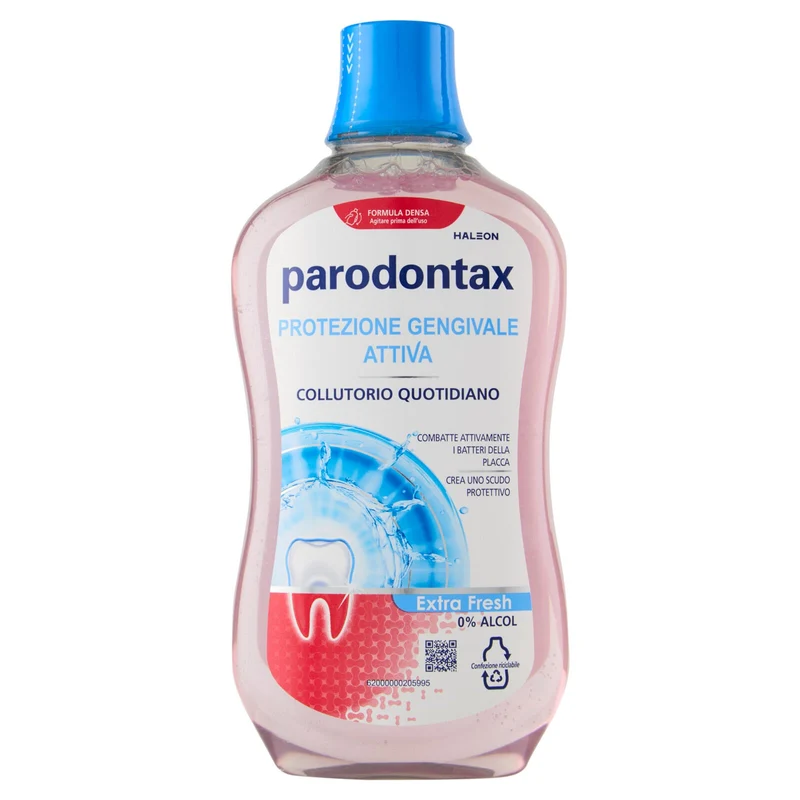 Parodontax collutorio Protezione Gengivale Attiva Denti e Gengive Igiene Dentale Extra Fresh, 500ml