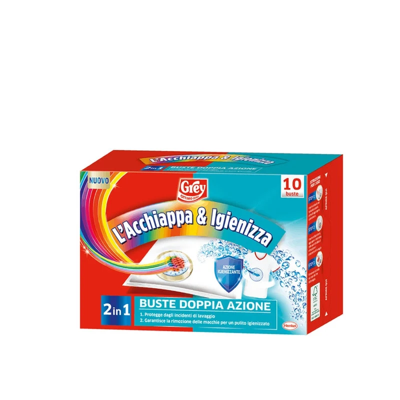 Grey L'acchiappa&Igienizza 10Pz