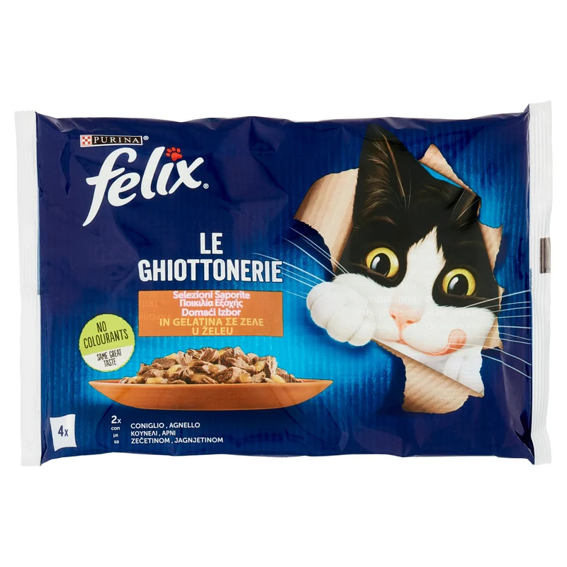 Felix Ghiottonerie Coniglio/Agnello Gr85X4