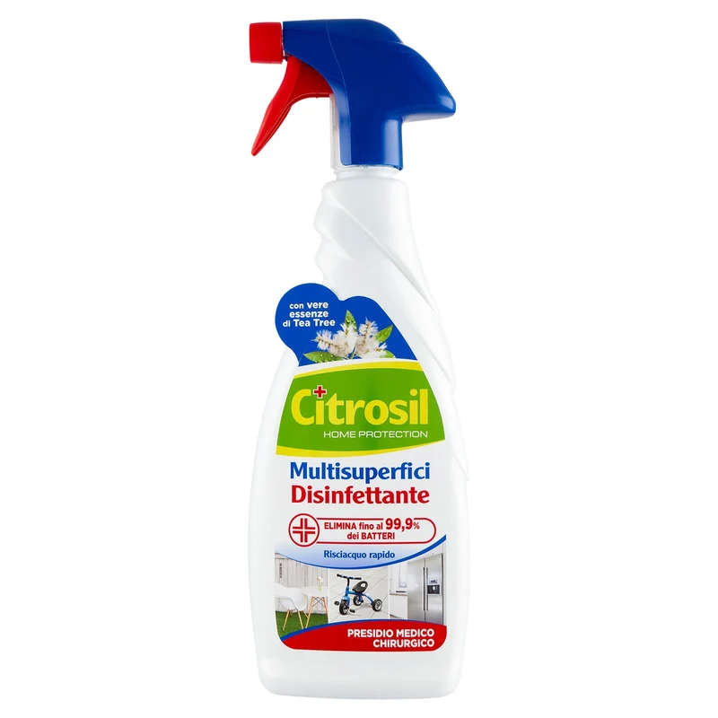 Citrosil Home Protection Multisuperficie Disinfettante con vere essenze di Tea Tree 650 ml