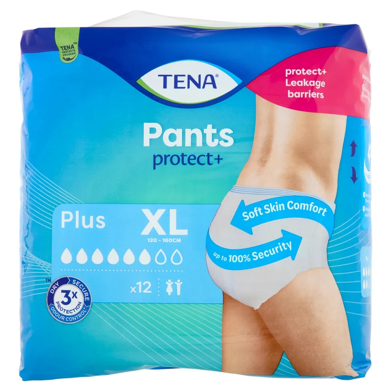 Tena Pants protect+ Plus XL 12 pz