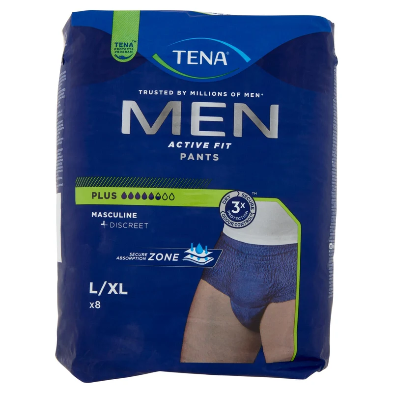 Tena Men Active Fit Pants Plus L/XL 8 pz