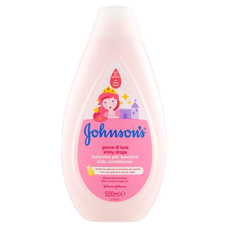 Johnson's Baby Balsamo Per Bambini Gocce Di Luce, Ipoallergenico E A Ph Bilanciato, 500ml