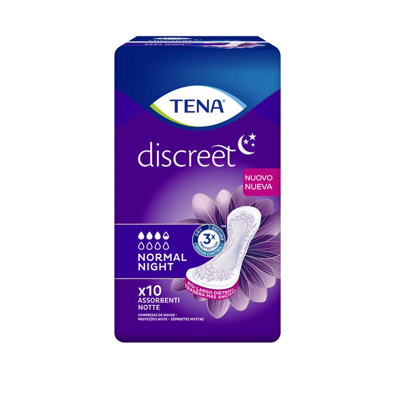 Tena - Discreet Normal Night 10 - Assorbenti