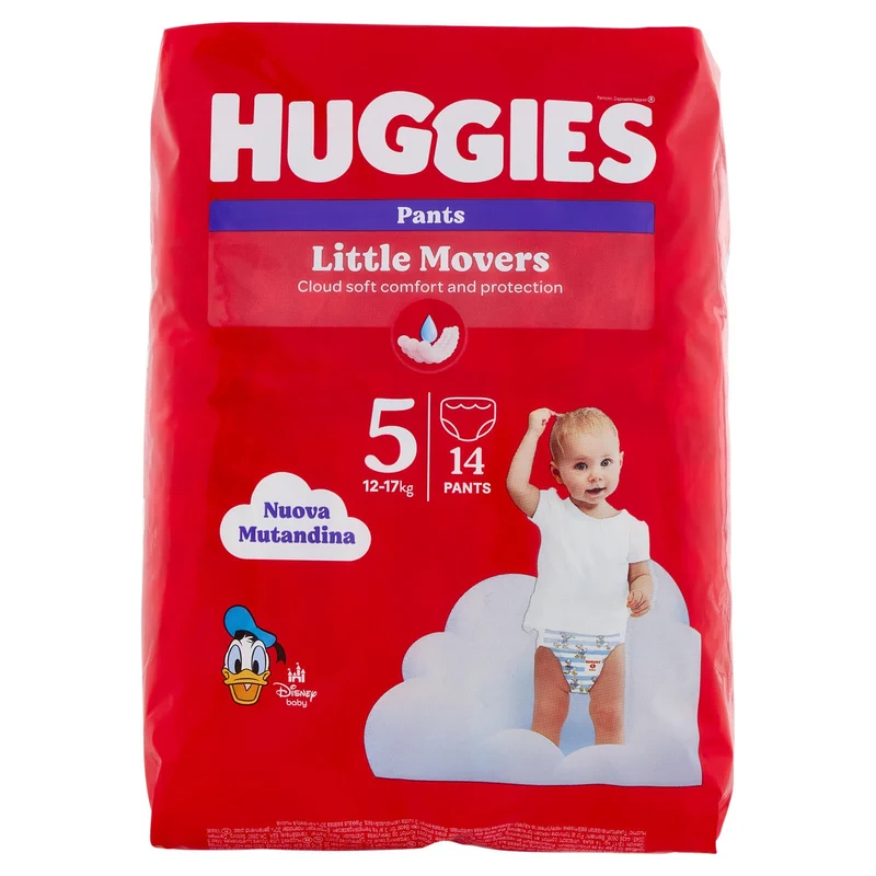 Huggies Little Movers Pants 5 12-17 Kg 14 pz
