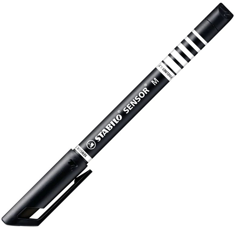 Fineliner con punta ammortizzata - STABILO SENSOR M - Tratto Medio (0,7 mm) - Nero