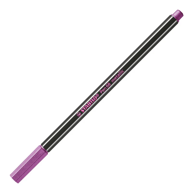 Pennarello Premium Metallizzato - STABILO Pen 68 metallic - Rosa metallizzato