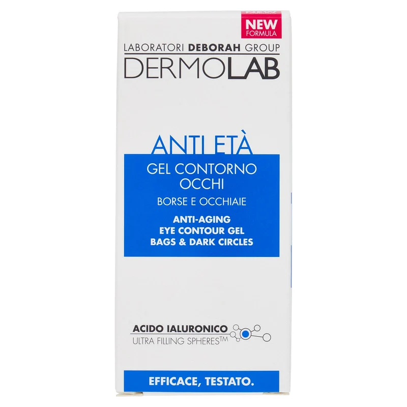 Dermolab Anti Età Gel Contorno Occhi Borse e Occhiaie 15 ml