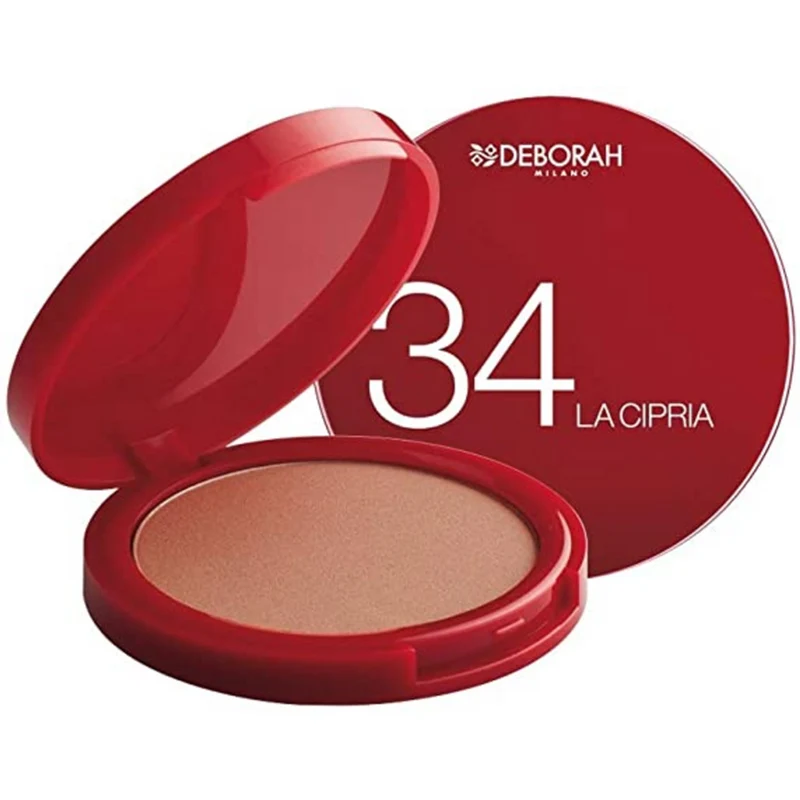 DEBORAH MILANO - Cipria dalla texture leggera e setosa per una pelle omogenea - N.34