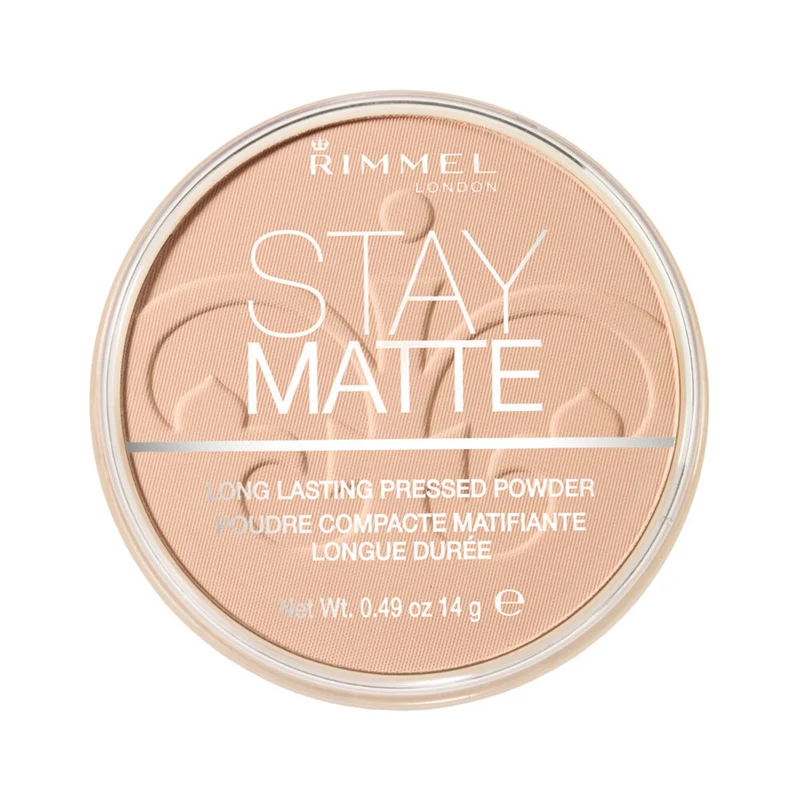 Rimmel - Cipria in polvere compatta Stay Matte, finish opaco, lunga tenuta - 007 Mohair