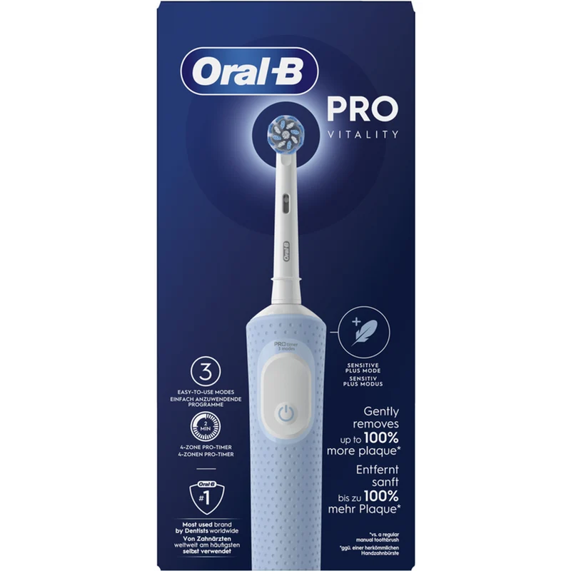 Oral-B Spazzolino Elettrico Denti Ricaricabile Pro Vitality Vapor Blue