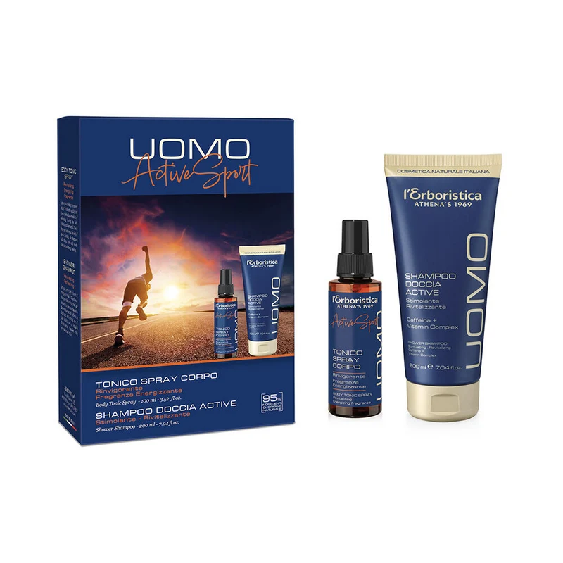 Erboristica - Uomo Active Sport Shower Gel 200ml + Tonic 100ml