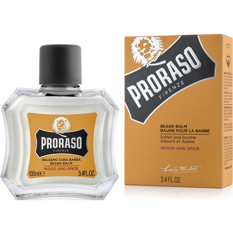 PRORASO - Balsamo Cura Barba Wood & Spice - 100 ml
