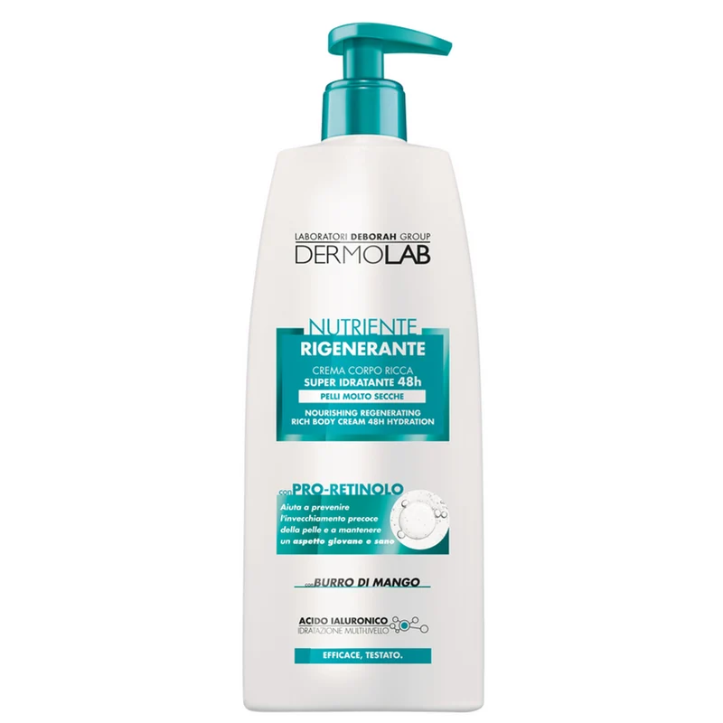 Dermolab - Crema Corpo Fluida Nutriente Rigenerante Con Pro-Retinolo - 330 Ml