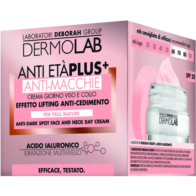 Dermolab - Anti Eta' Plus Crema Giorno Anti Macchie Viso E Collo Pelli Mature - 50 Ml