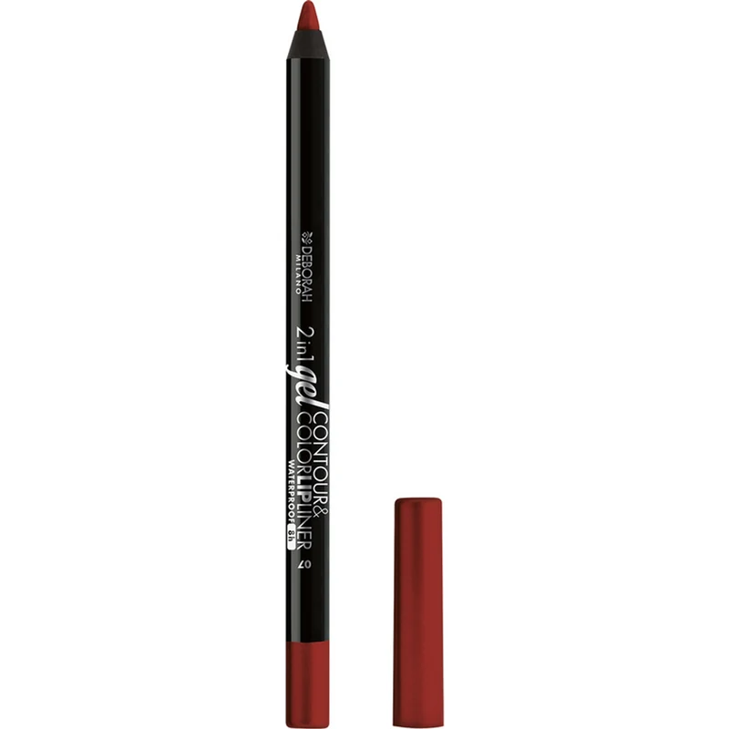 Deborah Milano - Matita Labbra 2in1 Gel Contour&Color Waterproof N.07 True Red