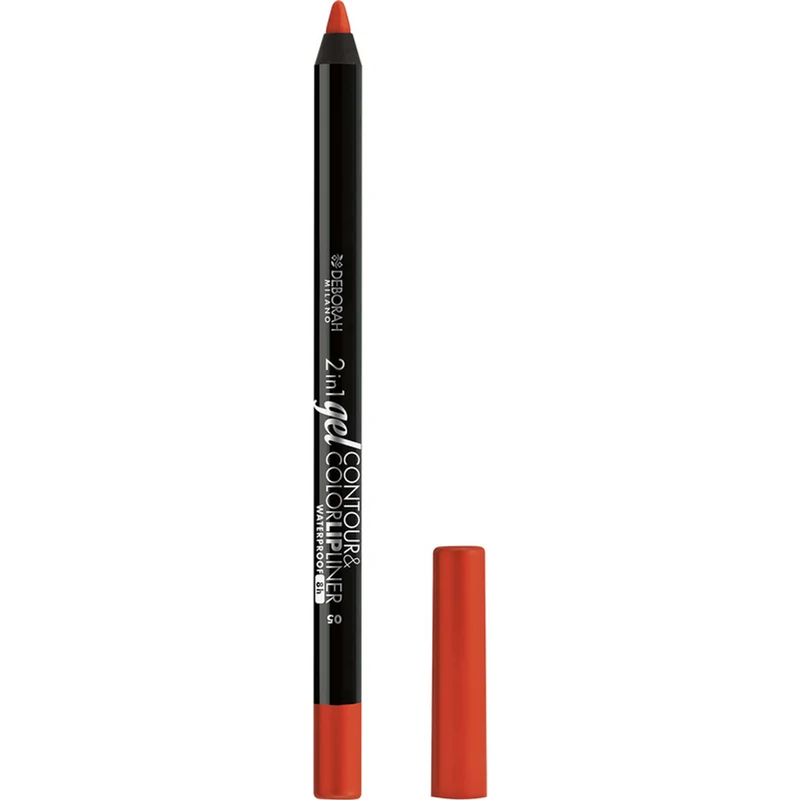 Deborah - Matita Labbra 2In1 Gel Contour&Color Waterproof - N.05 Orange