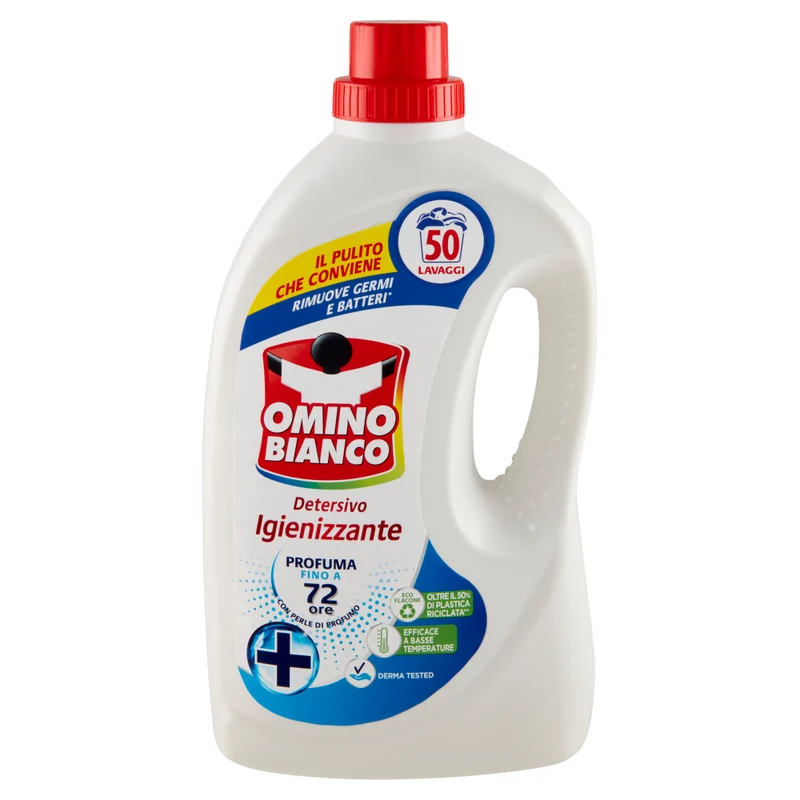 Omino Bianco - Detersivo Lavatrice Liquido Igienizzante - 2000 ml