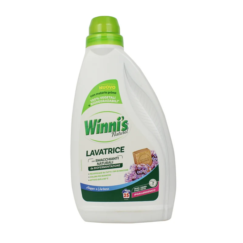 Winni's - Detersivo Liquido Bucato Lavatrice Aleppo E Verbena - 1125 Ml