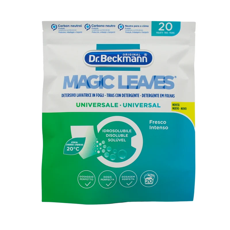 Dr.Beckmann - Magic Leaves Detersivo Universale - 20 Fogli