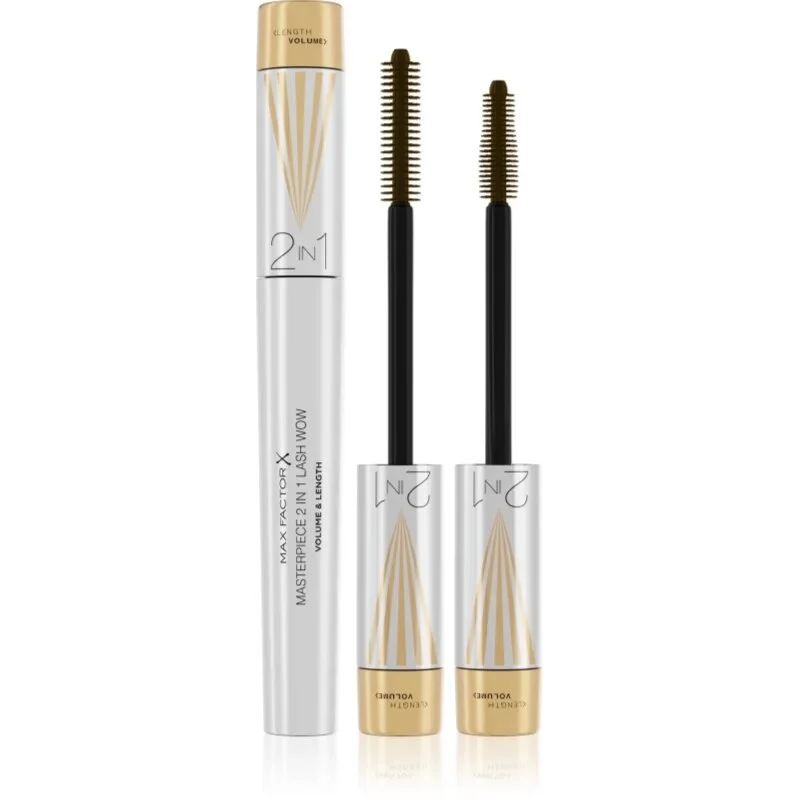 Max factor Mascara Masterpiece 2 In 1 Lash Wow Black Brown 7ml