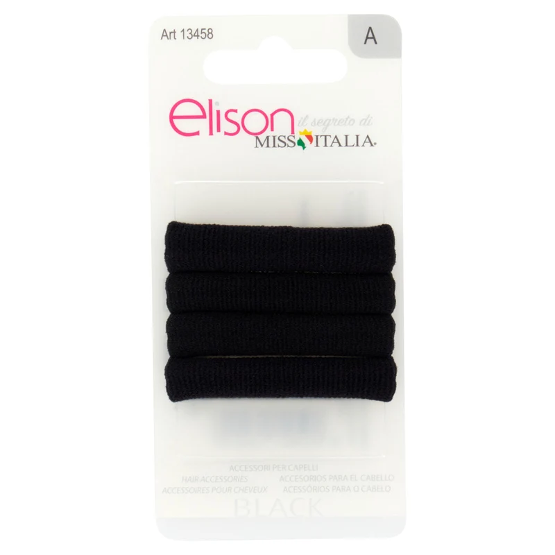 elison Accessori per Capelli Black 4 pz