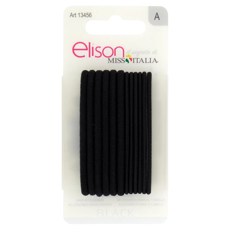 elison Accessori per Capelli Black 6 + 6 pz